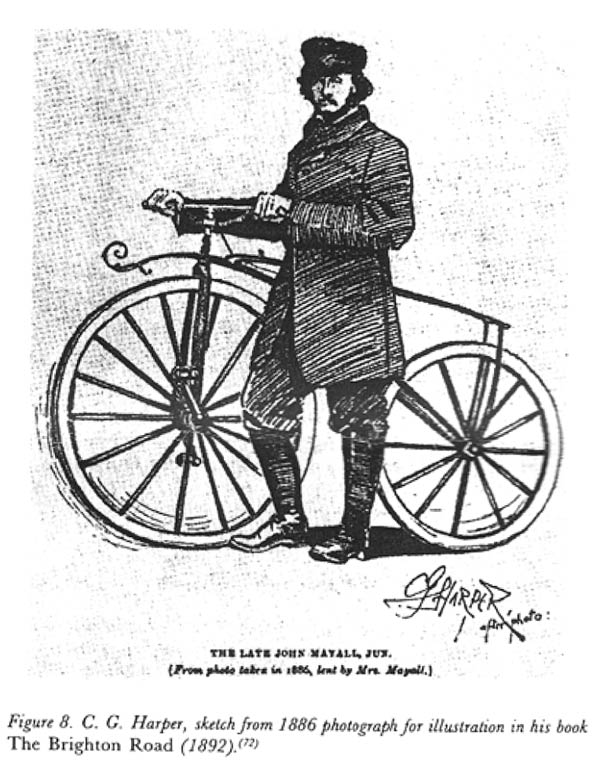 John Mayall Junior and his Velocipede