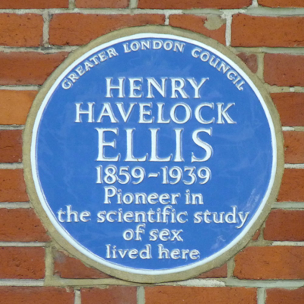 Plaque for Henry Havelock Ellis
